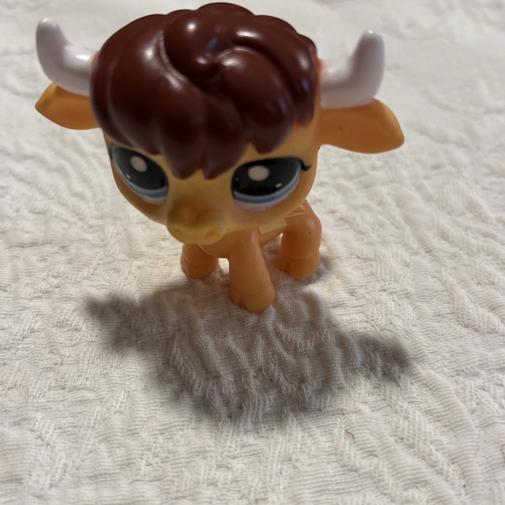 RARE G7 LPS - Bull #5 Highland Cow Petshop - Littlest Pet Shop